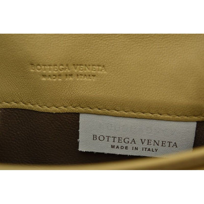 Bottega Veneta Coin Case Intrecciato Leather Beige Khaki Multi — view 7