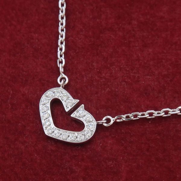 Cartier C Diamond Necklace