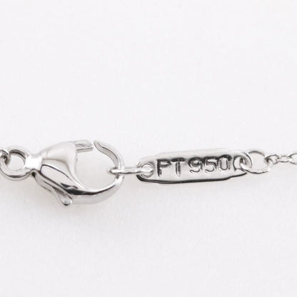 Tiffany & Co Jazz Double Drop Pt950platinum X Diamond Ladies 4.7g Necklace