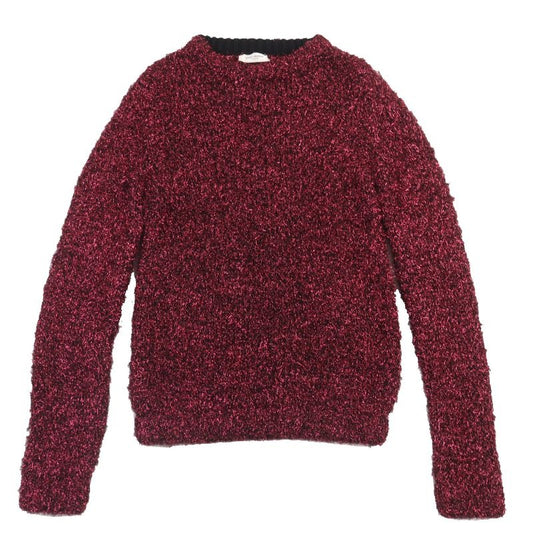 Saint Laurent Paris 19 Lame Knit Top Pinkish XS