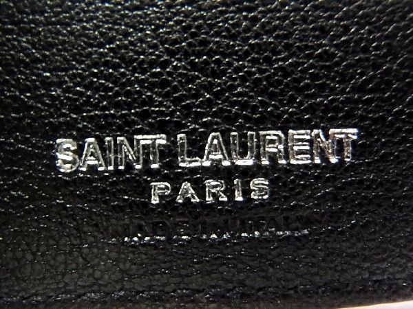 Saint Laurent Leather Star Bifold Wallet Black Ar4558