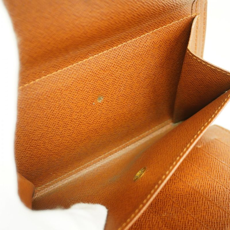 Louis Vuitton Trifold Wallet Monogram Porte Trésor Etui Papier M61202 Brown Men