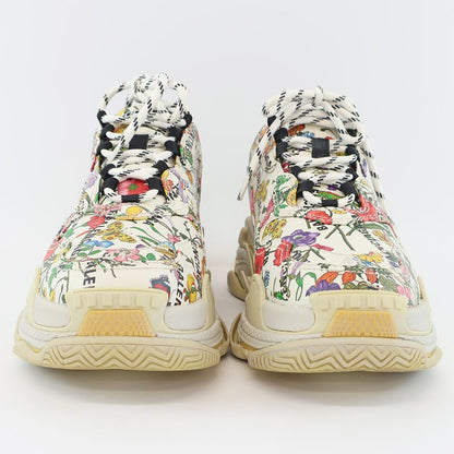 Gucci X Balenciaga Hakka Project Triple S Flora Print Notation Size