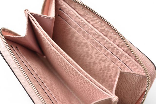 Louis Vuitton Wallet Fold Coin Case Zippy Coin Purse M63723 LV Stories Rose