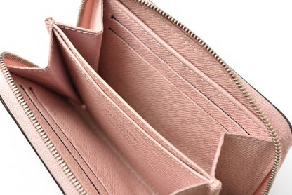 Louis Vuitton Wallet Fold Coin Case Zippy Coin Purse M63723 LV Stories Rose