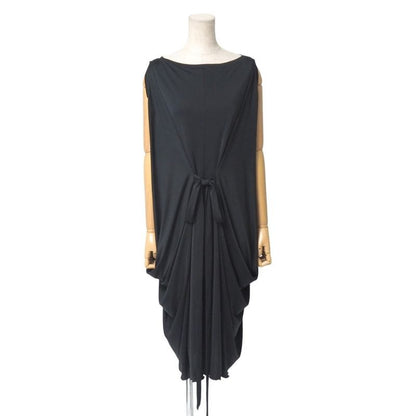Yves Saint Laurent Dress Size 36 Sleeveless Belted Draped