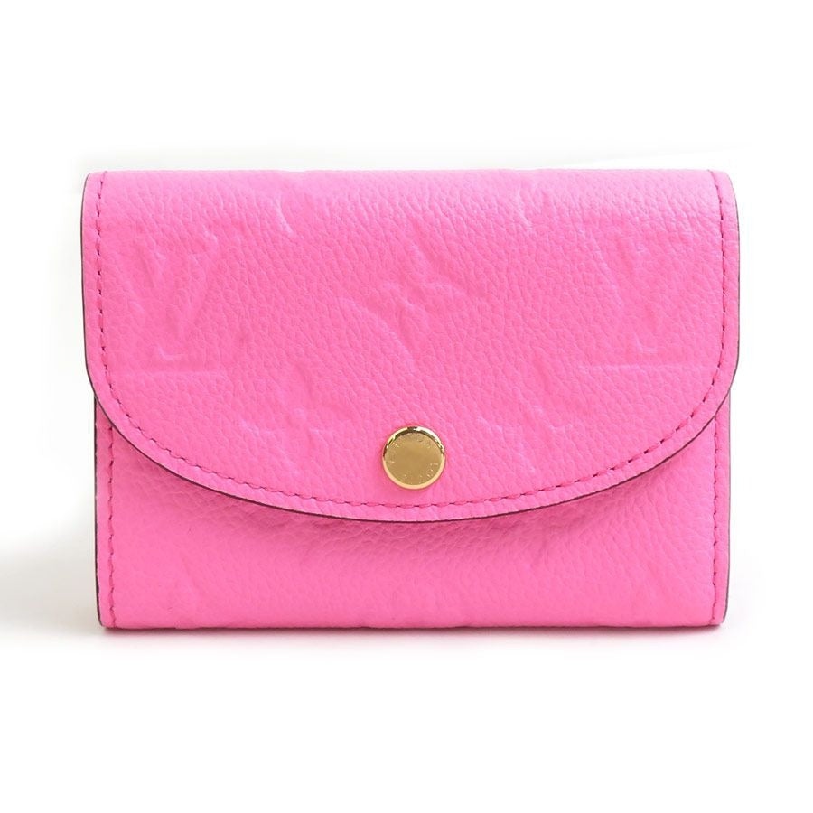 Louis Vuitton Compact Wallet Coin Case Monogram Empreinte Porte Monnaie Rosalie