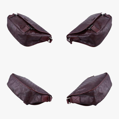 Guccigg Plus Messenger Wine Red PVC Coated Canvas 201732 I7033049