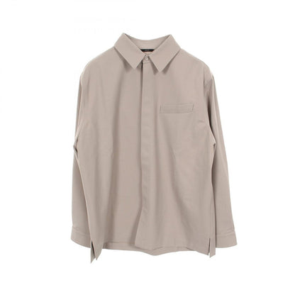 Fendi FF Logo Embroidery Wool Shirt