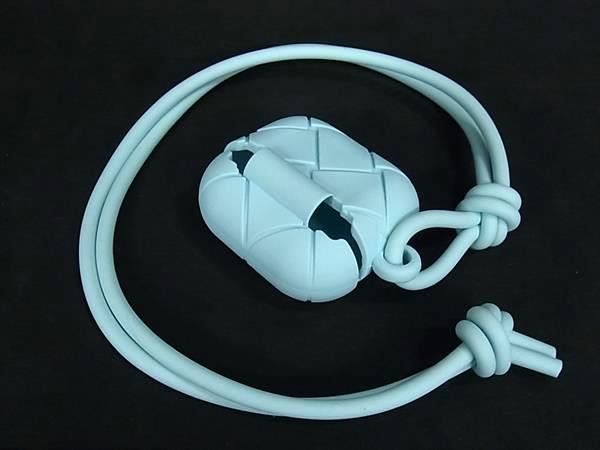 Bottega Veneta Rubber Airpods Case Airpods Case Light Blue Fk0836