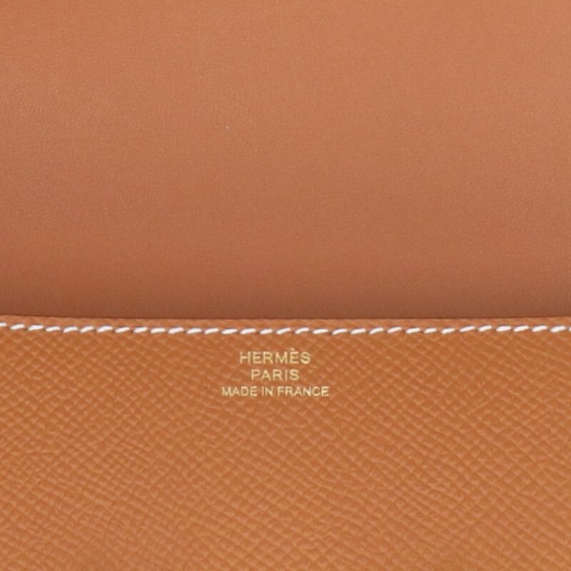 Hermes Constance Elan W Engraved Ghardware Leather Shoulder Bag Men's