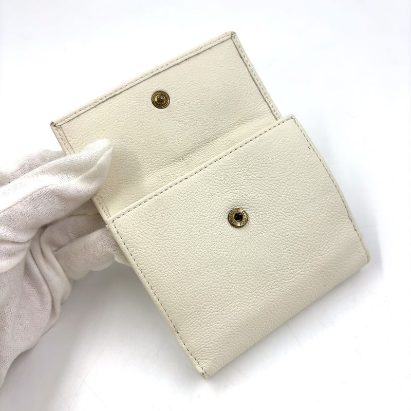 Gucci GG Canvas Printhie Sherry Line W Hook Wallet Leather X Canvas Off White X