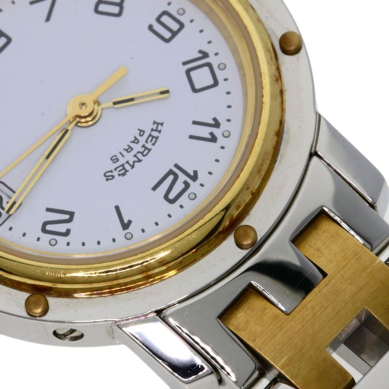 Hermes Cl4220 Clipper Watch SS Ssxgp Ladies