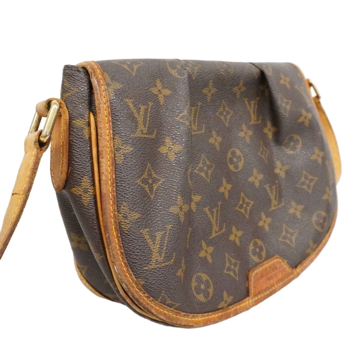 Louis Vuitton Shoulder Bag Monogram Menilmontan PM Brown — view 2