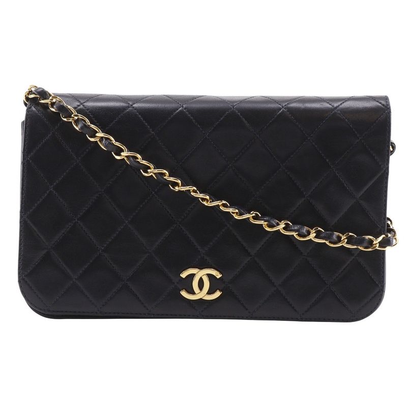 Chanel Chain Shoulder Matelasse Lambskin Women's Shoulder Bag