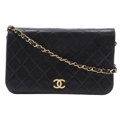 Chanel Chain Shoulder Matelasse Lambskin Women's Shoulder Bag