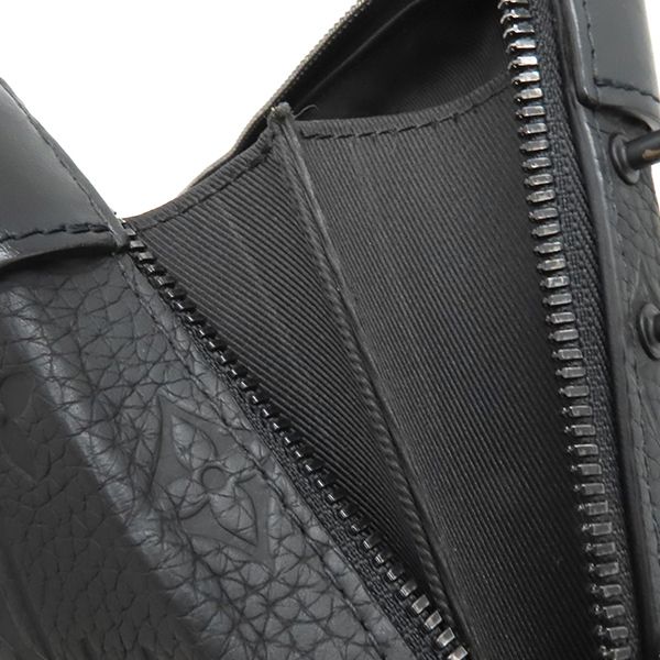 Louis Vuitton Shoulder Bag Soft Trunk Wallet Taurillon Leather Black Hardware