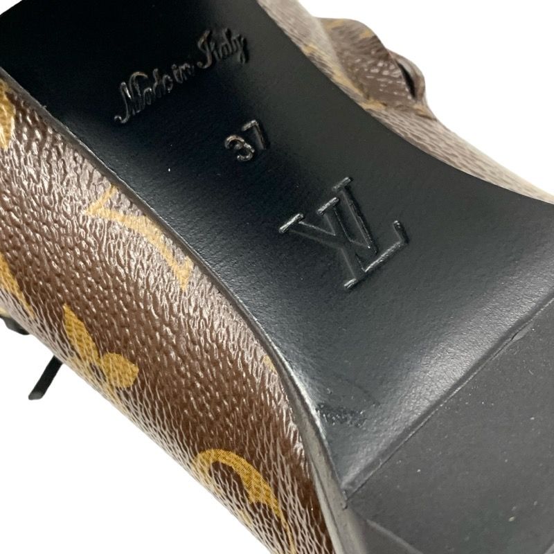 Louis Vuitton Star Trail Line Monogram Boots Short Boots Shoes Leather Brown