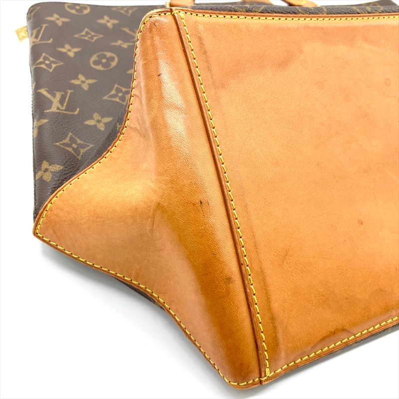 Louis Vuitton Cabas Mezzo Shoulder Bag Monogram Canvas M51151 Brown Gold