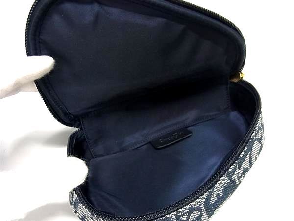 Christian Dior Christian Dior Trotter Saddle Pouch Canvas Multi