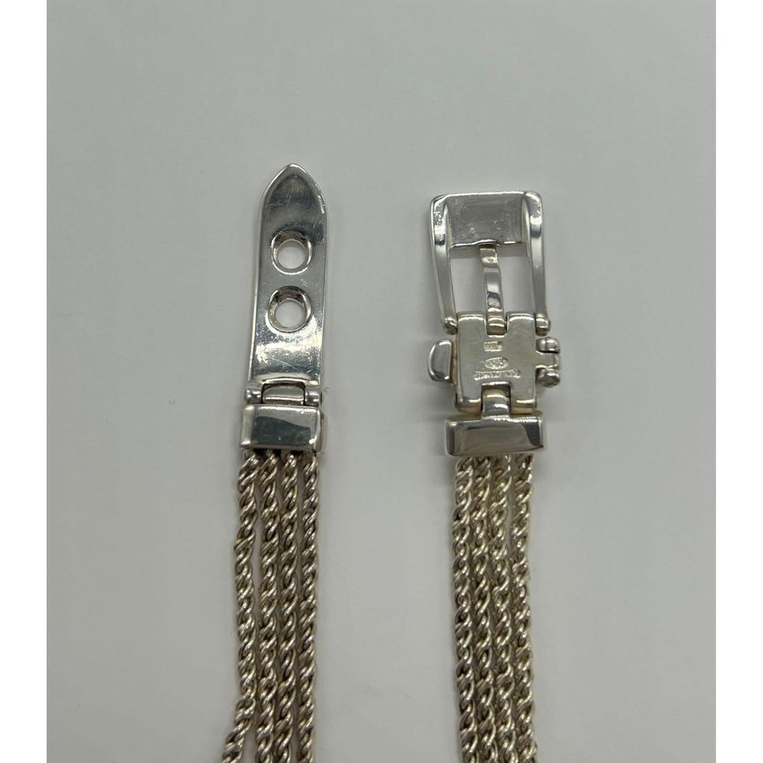 Tiffany & Co 4-Strand T Rope Belt Necklace SV 925 — view 7