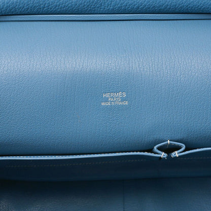 Hermes Gipsyère 34 Shoulder Bag Taurillon Clemence Blousine (silver Hardware)