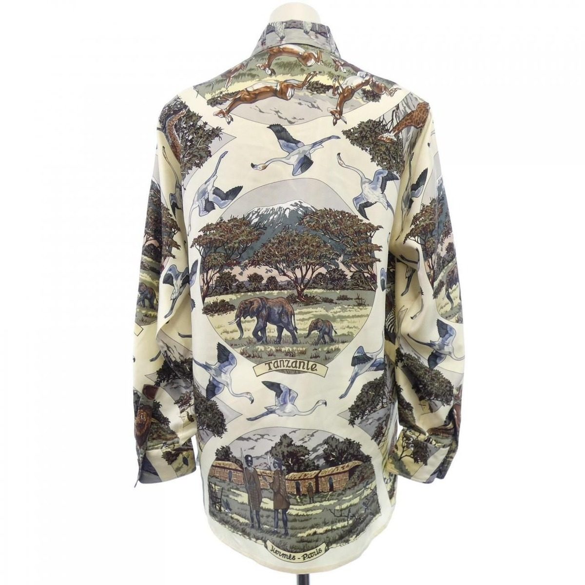 Hermes Vintage Tanzania Twill Lane Shirt — view 2