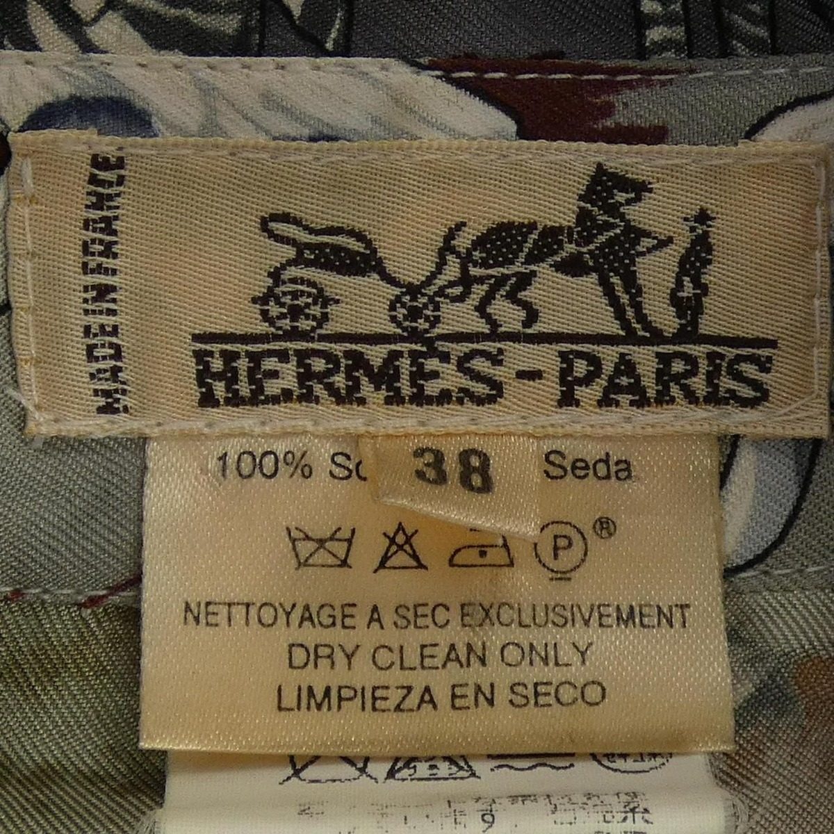 Hermes Vintage Tanzania Twill Lane Shirt — view 4