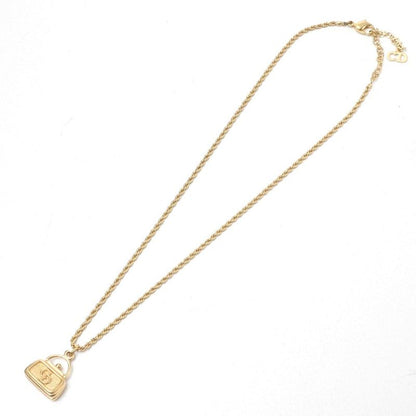 Christian DIOR Vintage Necklace CD Logo Bag Motif Old Dior 20250527 Ra4859