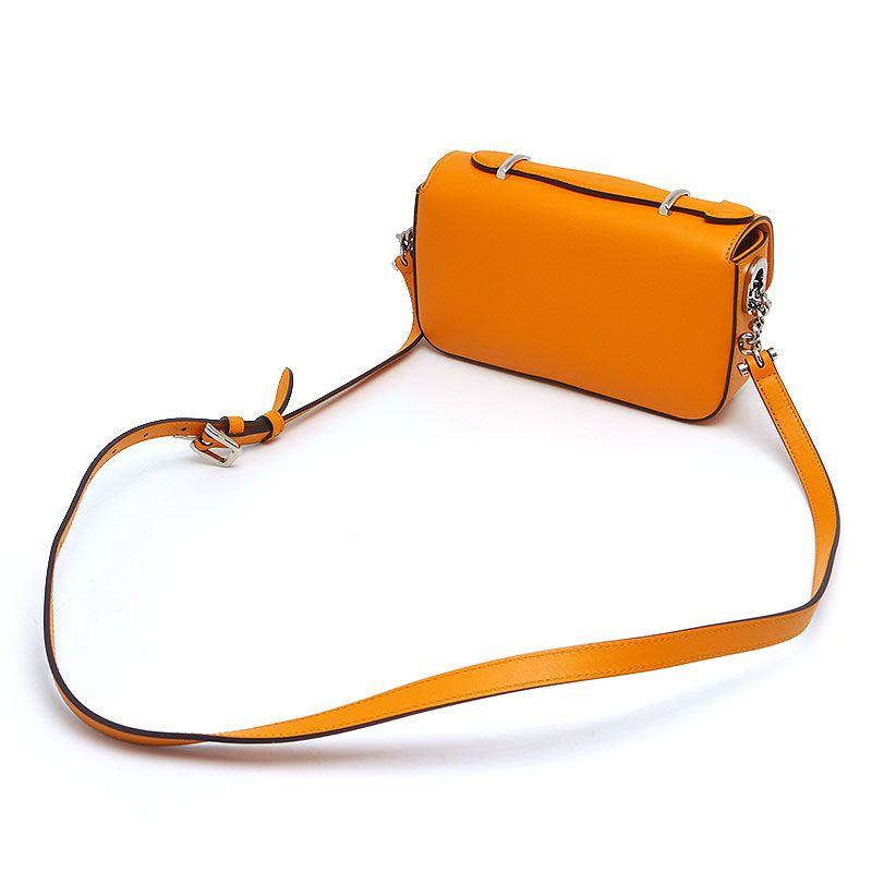 Gucci Petite GG Leather 2WAY Handbag 739722 Crossbody Orange