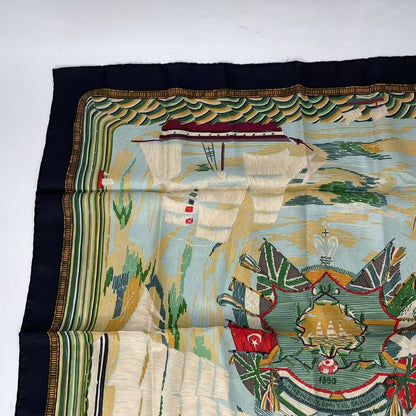 Hermes Scarf Carre 90 Silk Henry F Smith Sailor Henry Sailing Ship Nautical