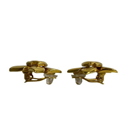 Chanel Chanel GP Vintage 96 Coco Mark Logo Motif Earrings