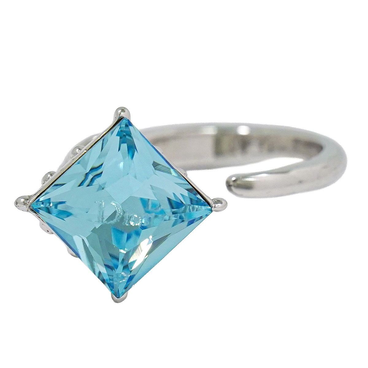 Dior Logo Bluestone 925 Ring Silver