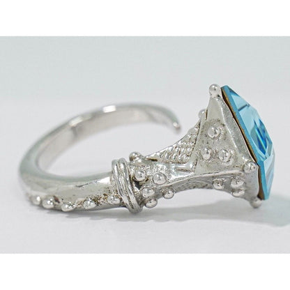 Dior Logo Bluestone 925 Ring Silver — view 5