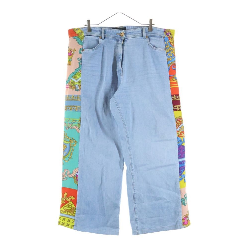 Versace Rebellion Side Cut Replacement Denim Pants Indigo