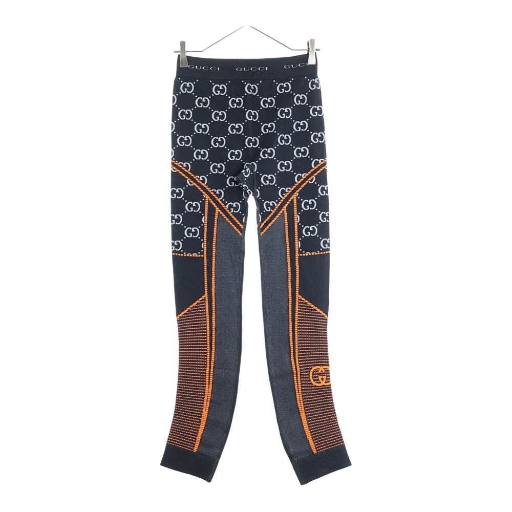 Gucci GG Jersey Jacquard Leggings Pants Gray Xjefv