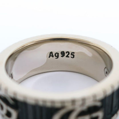 Gucci Double G Silver 925 Size 11.5 Ladies 6.2g Ring