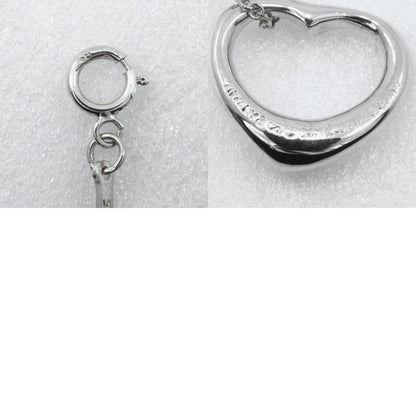 Tiffany & Co Open Heart Elsa Peretti 925 Silver Ladies 2.9g Necklace
