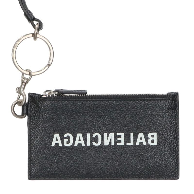 Balenciaga 594548 Logo-printed Card Case With Neck Strap Men's