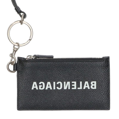 Balenciaga 594548 Logo-printed Card Case With Neck Strap Men's