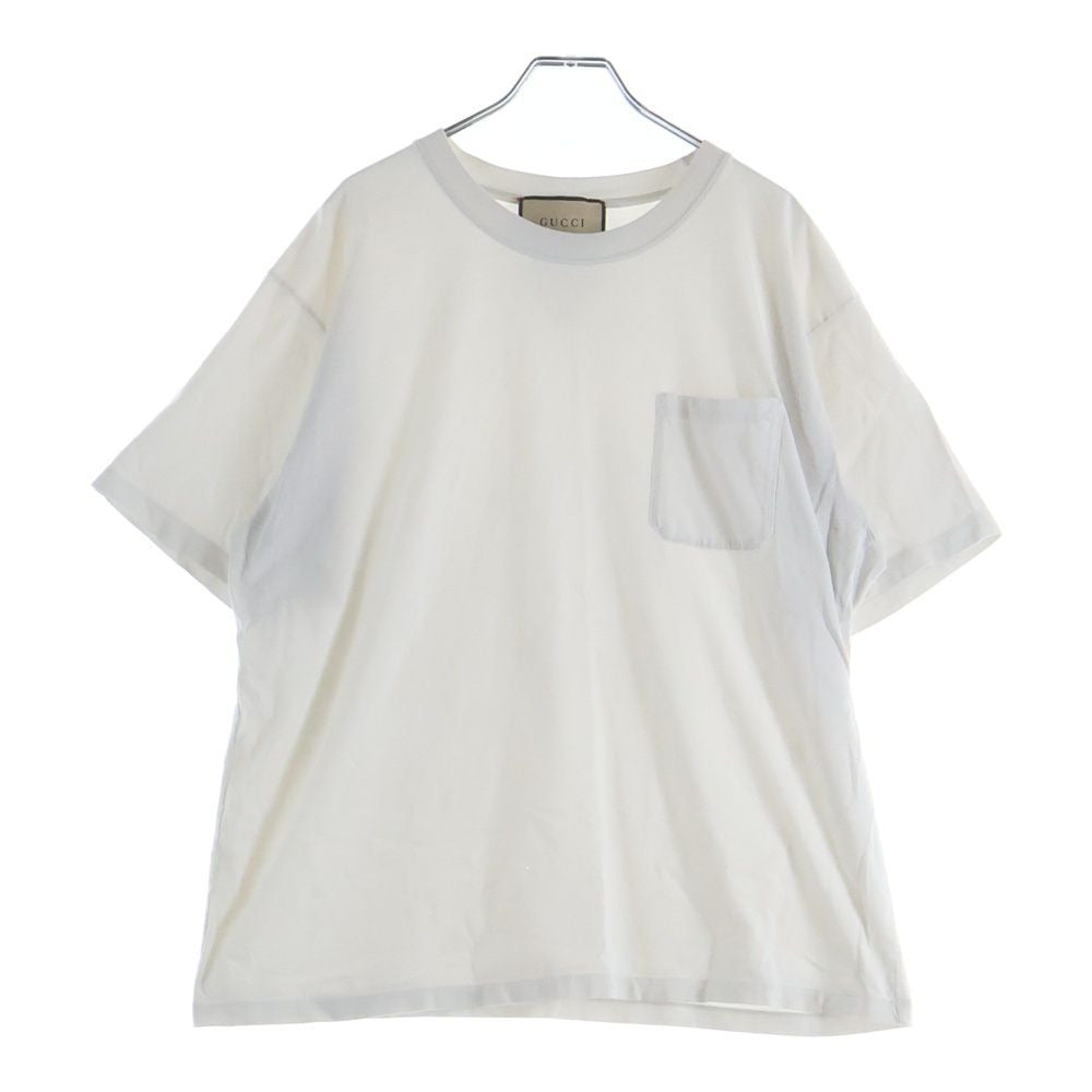 Gucci Eschatology Pocket Tee Crew Neck Short Sleeve T-Shirt Cut