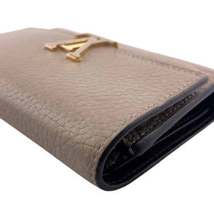 Louis Vuitton M62159 Portefeuille Capucines Compact Wallet LV Logo Trifold