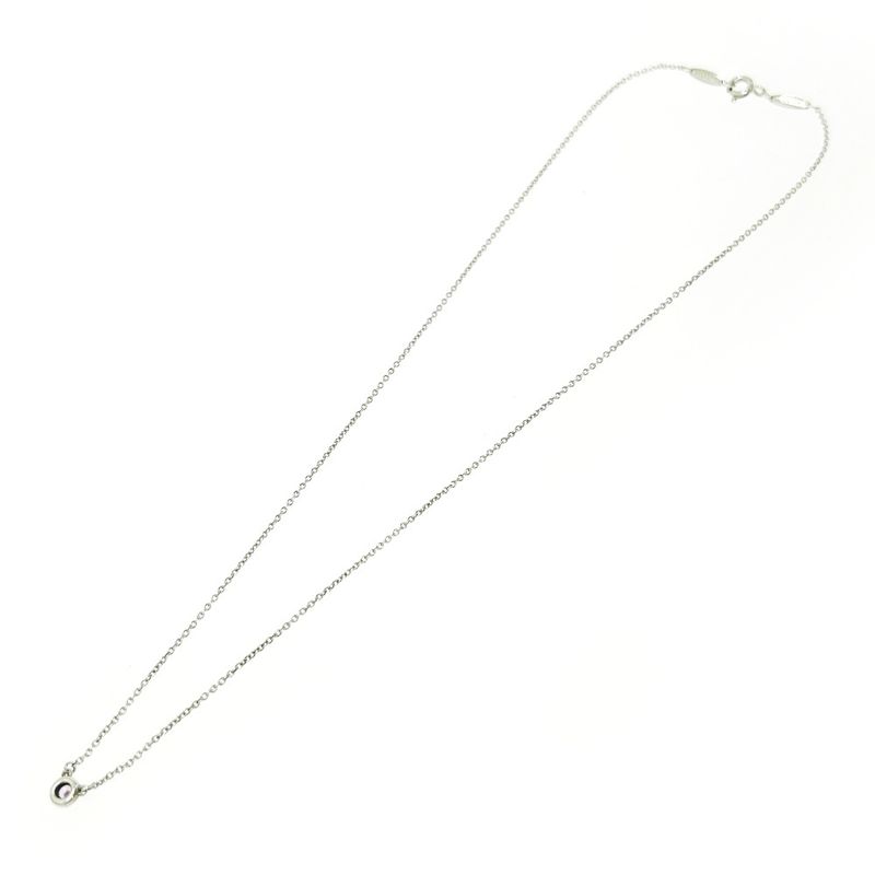 Tiffany & Co Tiffany & Co Silver Pink Sapphire by-the-Yard Necklace 1.6g 925