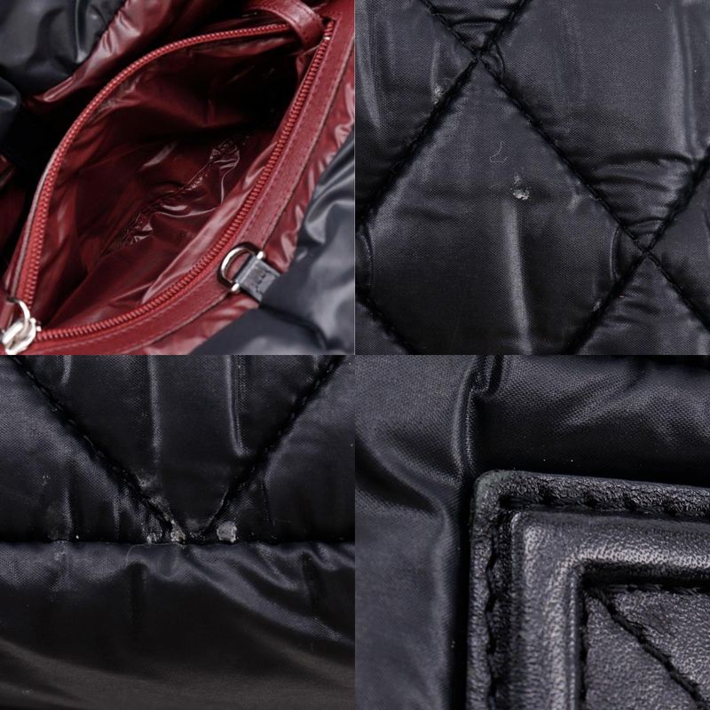 Chanel Coco Cocoon Small Tote Reversible A48610 Nylon Black Ladies Handbag