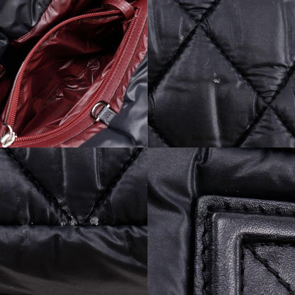 Chanel Coco Cocoon Small Tote Reversible A48610 Nylon Black Ladies Handbag