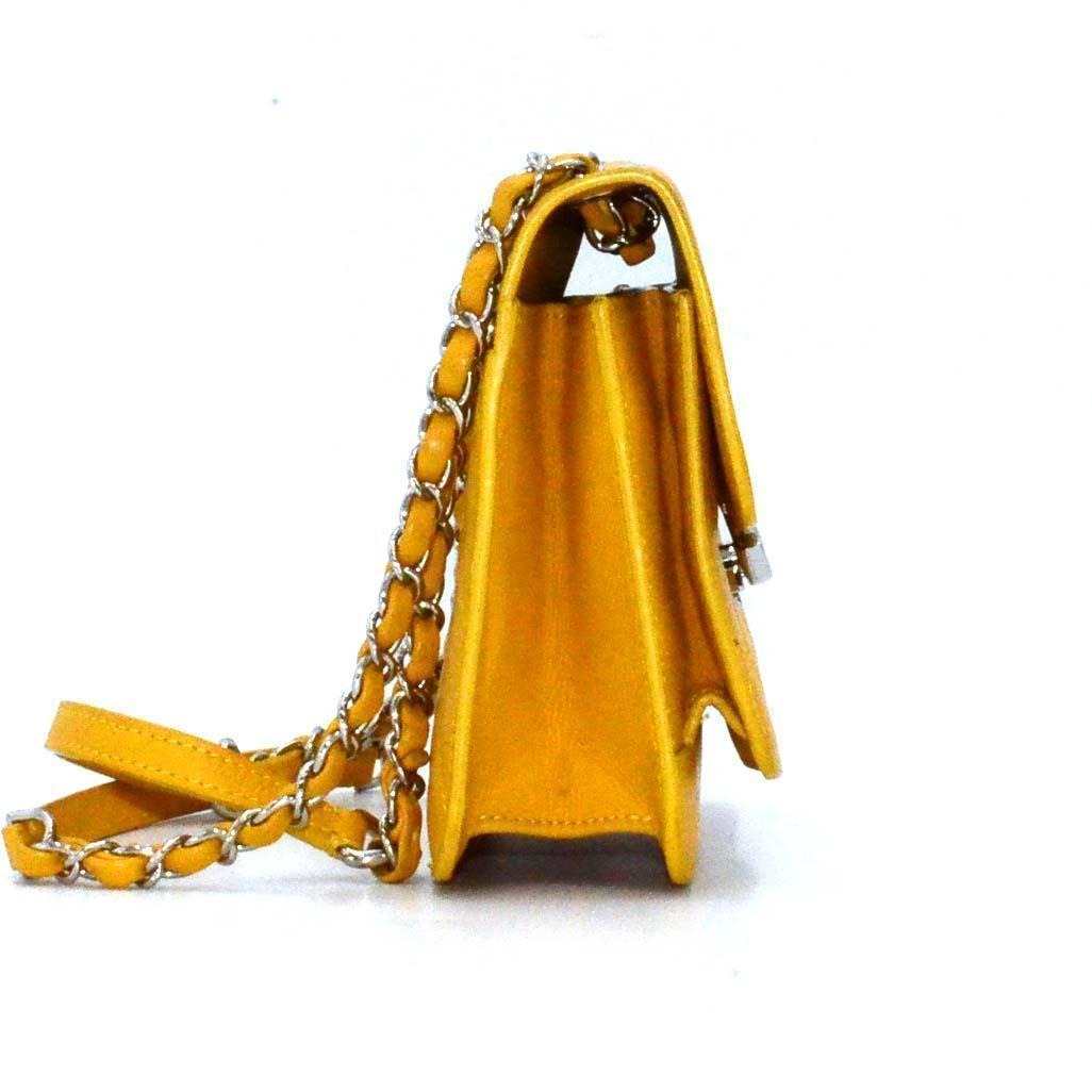 Chanel Half Coco Quilted Caviar Leather Chain Shoulder Bag — view 4