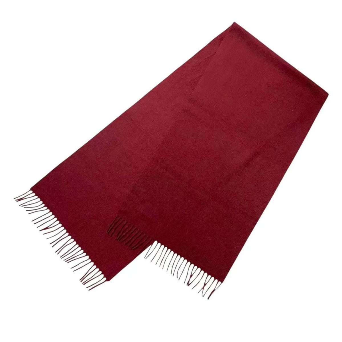 Louis Vuitton Muffler Cashmere Wine Red Scarf — view 2