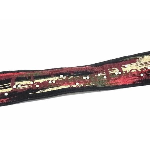 Christian Dior Shoulder Strap For Embroidery Bag Red — view 4