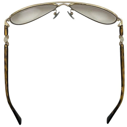 Bulgari Sunglasses In Brown Tortoiseshell With White Shell 6080b Excellent