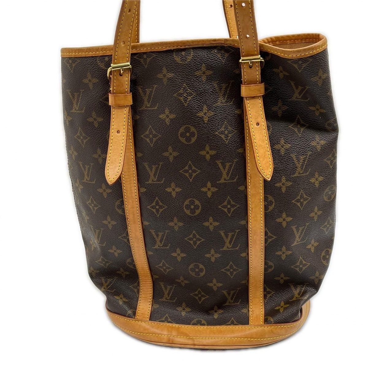 Louis Vuitton Tote Monogram Bucket 27 Solid Brown — view 3